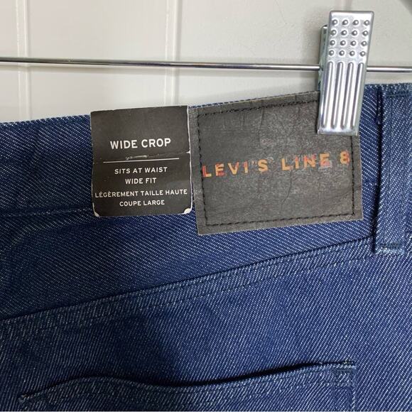 Levi’s line 8 wide leg crop jeans size 30 - Picture 9 of 15